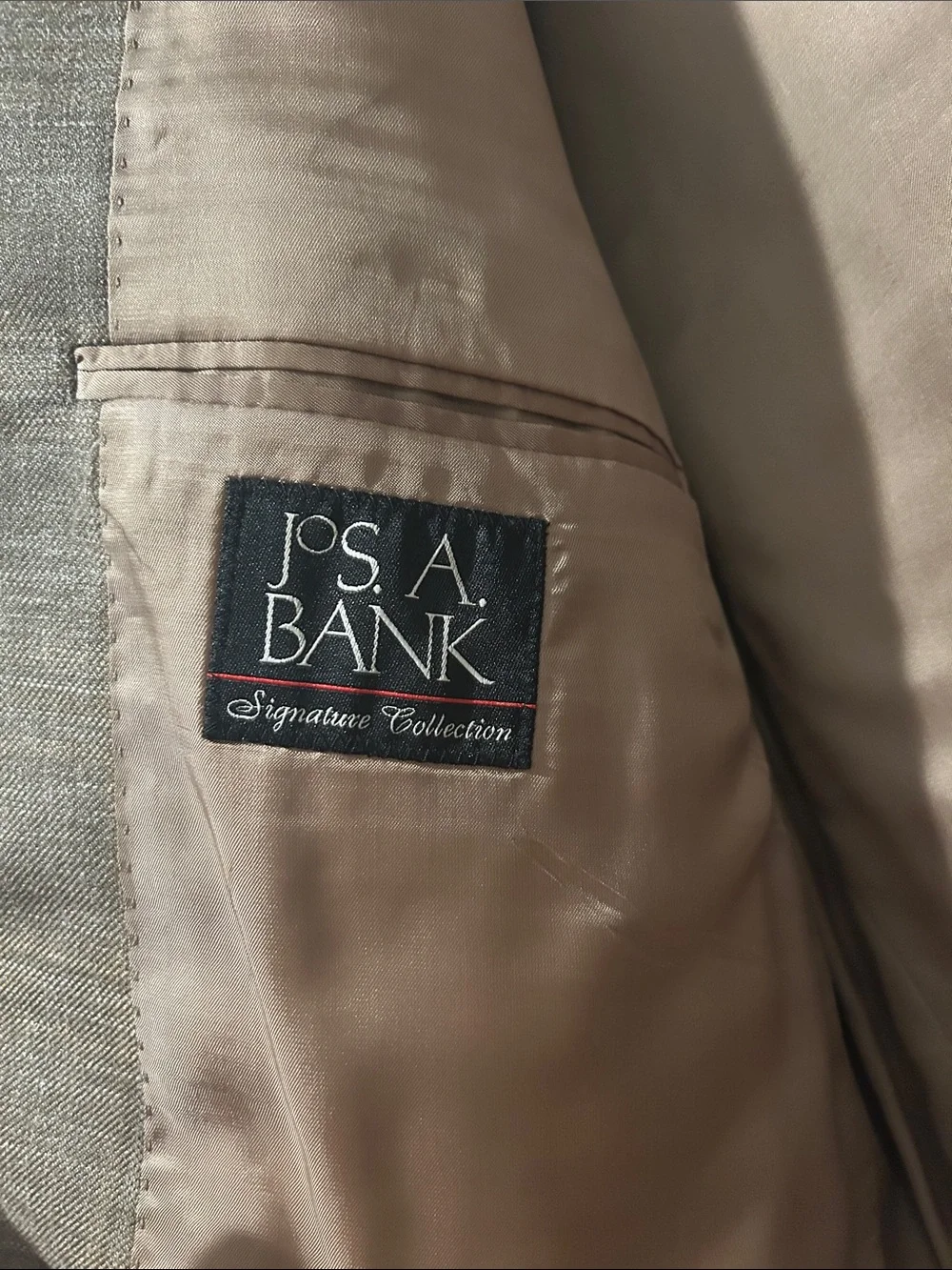 Jos. A. Bank Men's Brown Plaid Sport Coat